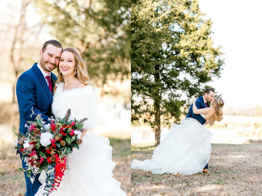 Christmas Winter Wedding (Emory, Texas) | Becca Sue Photography - www.beccasuephotography.com