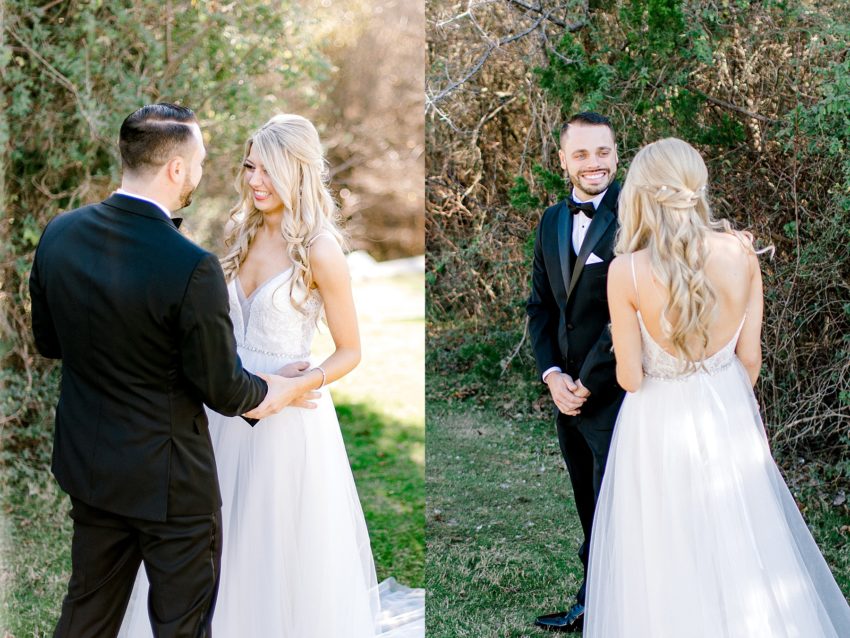 Black and Burgundy Winter Wedding (Grapevine, Texas) | Becca Sue Photography - www.beccasuephotography.com