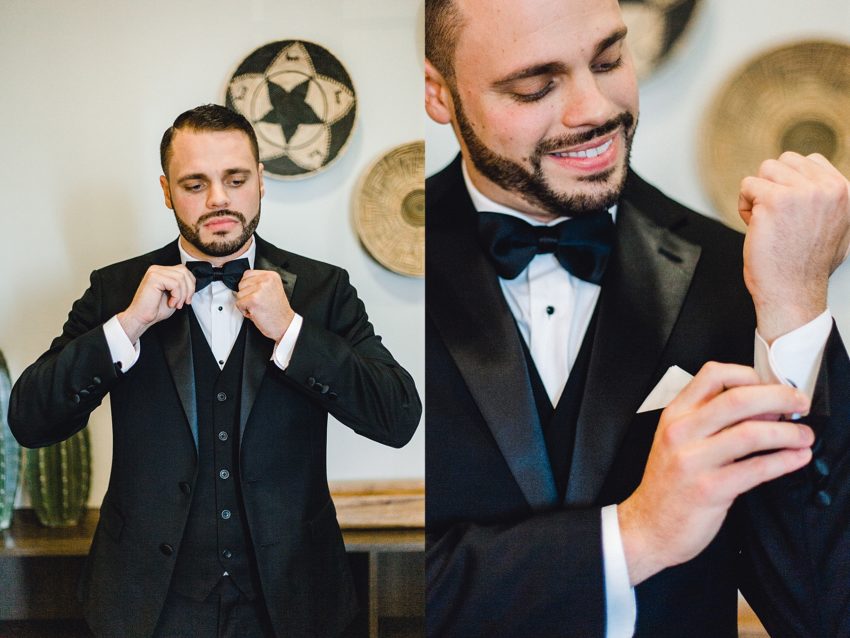 Black and Burgundy Winter Wedding (Grapevine, Texas) | Becca Sue Photography - www.beccasuephotography.com