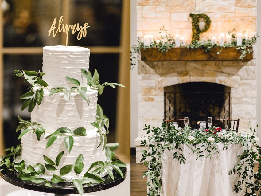 Black and Burgundy Winter Wedding (Grapevine, Texas) | Becca Sue Photography - www.beccasuephotography.com