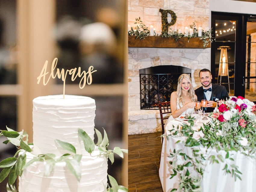 Black and Burgundy Winter Wedding (Grapevine, Texas) | Becca Sue Photography - www.beccasuephotography.com