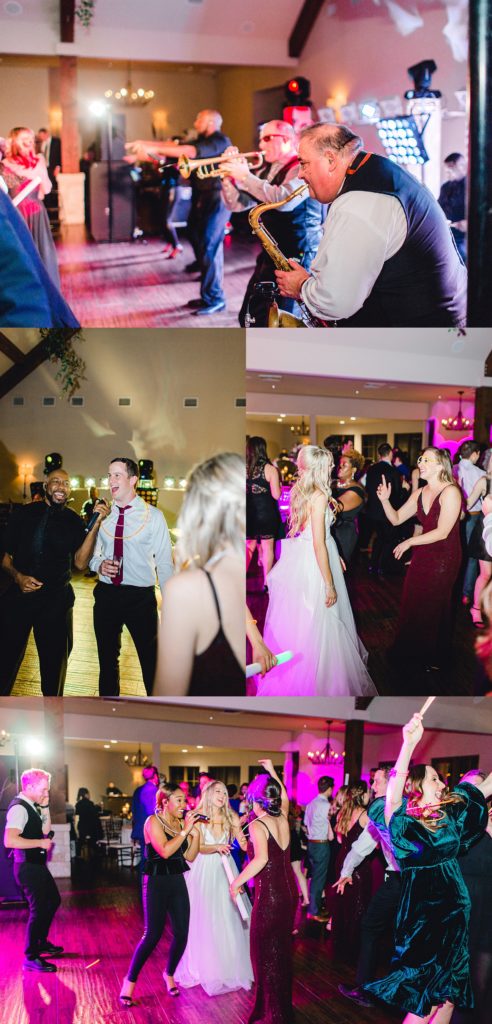 Black and Burgundy Winter Wedding (Grapevine, Texas) | Becca Sue Photography - www.beccasuephotography.com