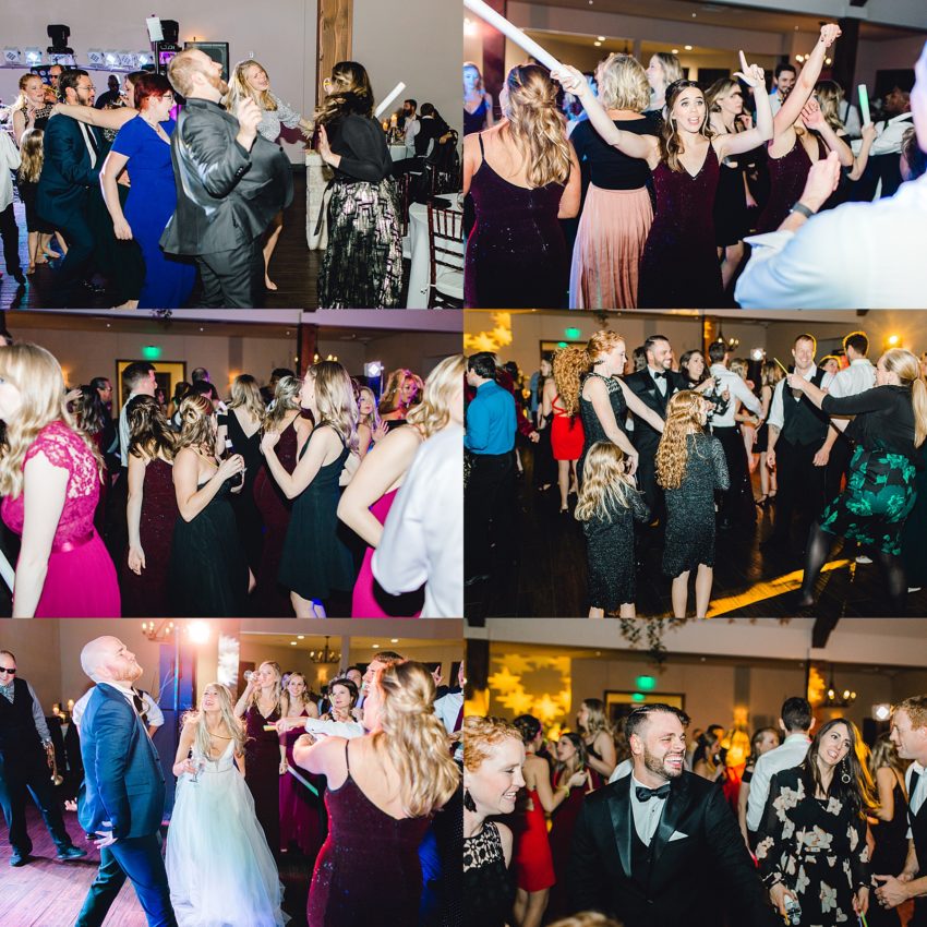 Black and Burgundy Winter Wedding (Grapevine, Texas) | Becca Sue Photography - www.beccasuephotography.com