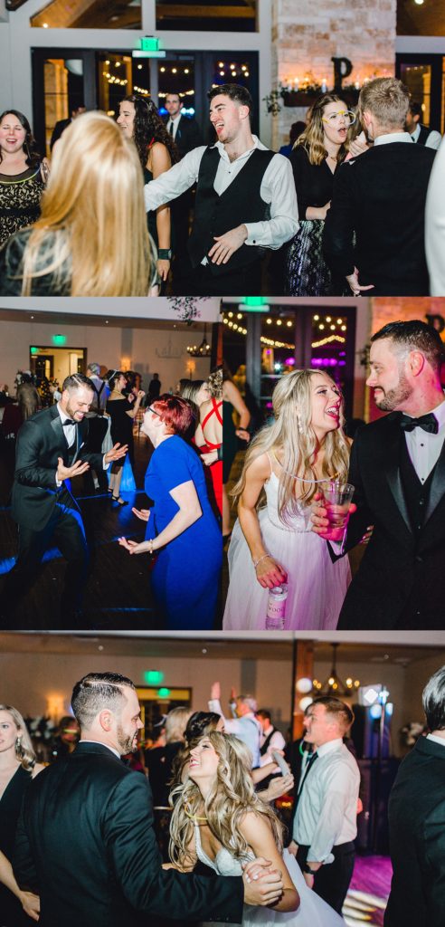 Black and Burgundy Winter Wedding (Grapevine, Texas) | Becca Sue Photography - www.beccasuephotography.com