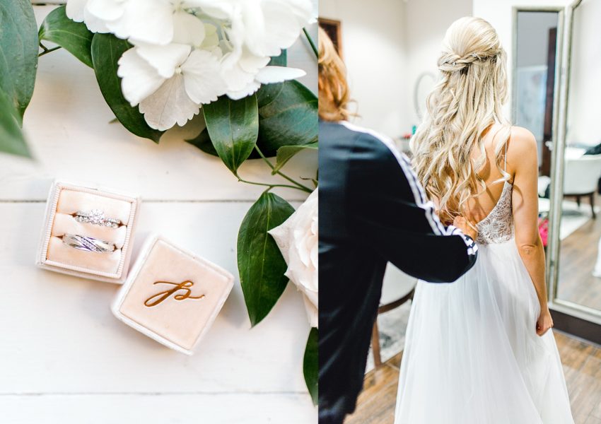 Black and Burgundy Winter Wedding (Grapevine, Texas) | Becca Sue Photography - www.beccasuephotography.com