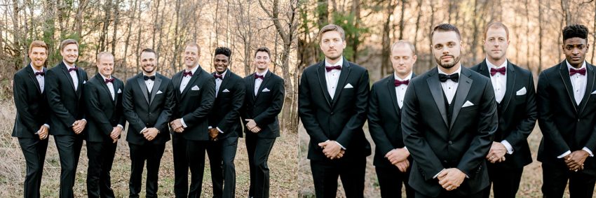 Black and Burgundy Winter Wedding (Grapevine, Texas) | Becca Sue Photography - www.beccasuephotography.com