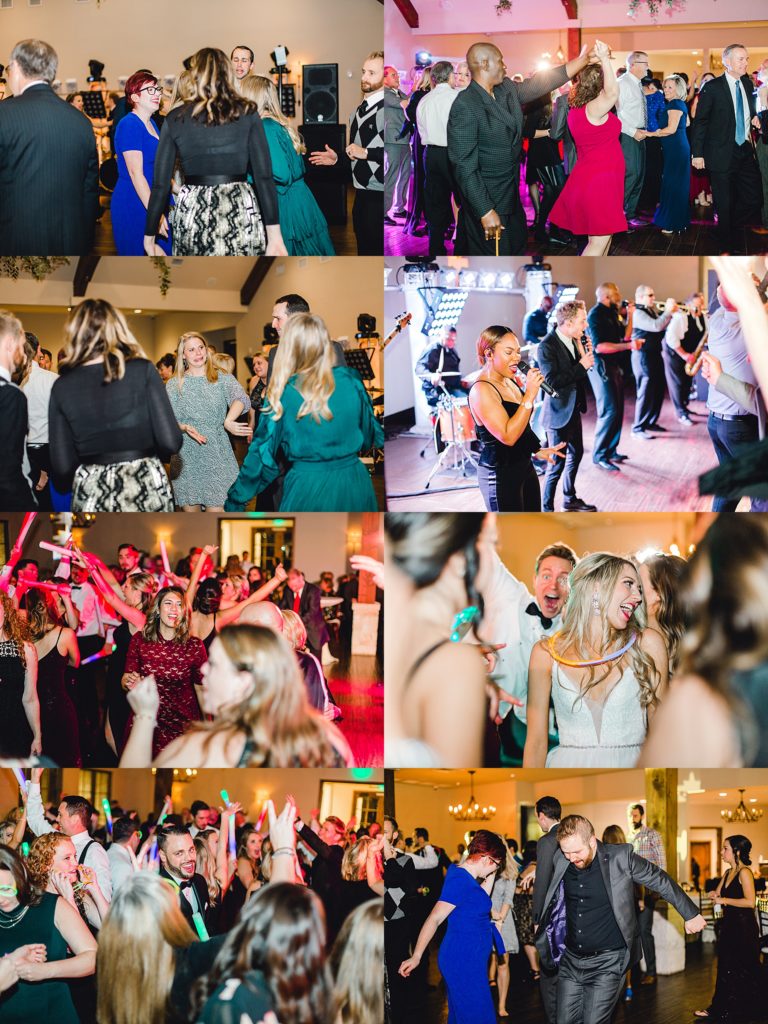 Black and Burgundy Winter Wedding (Grapevine, Texas) | Becca Sue Photography - www.beccasuephotography.com