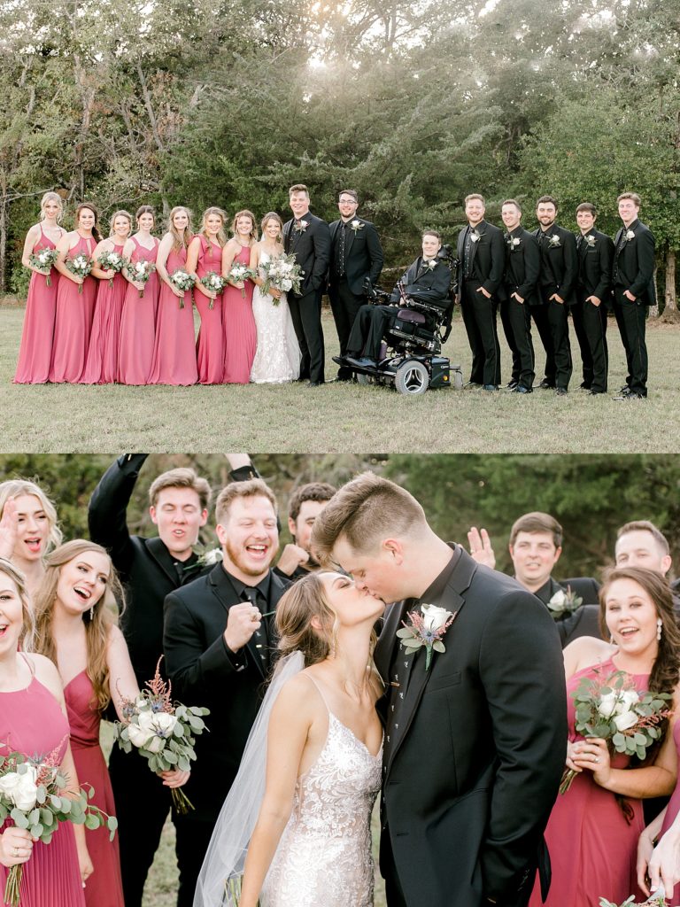 Romantic Mauve Fall Wedding - Bonham, Texas | read more at beccasuephotography.com