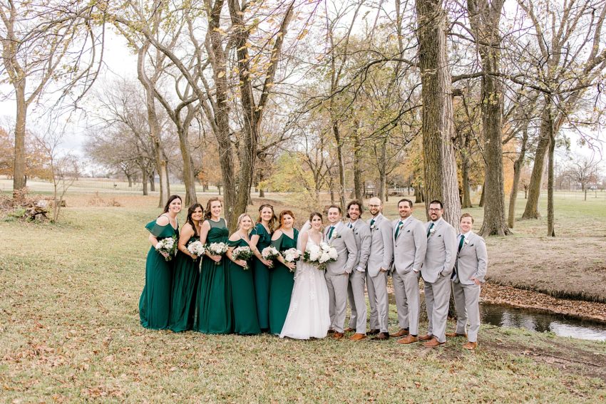 Green and Gray Winter Wedding (Waxahachie, Texas) | read more at beccasuephotography.com