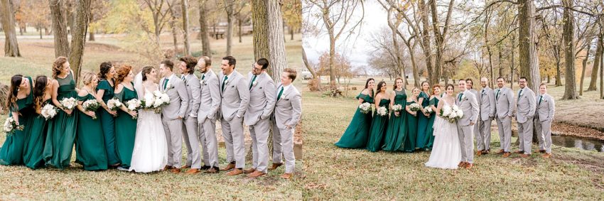 Green and Gray Winter Wedding (Waxahachie, Texas) | read more at beccasuephotography.com