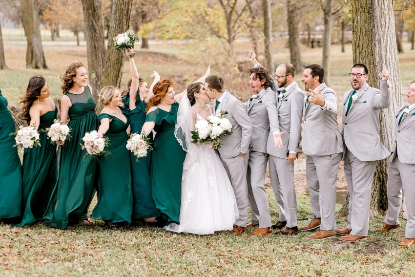 Green and Gray Winter Wedding (Waxahachie, Texas) | read more at beccasuephotography.com