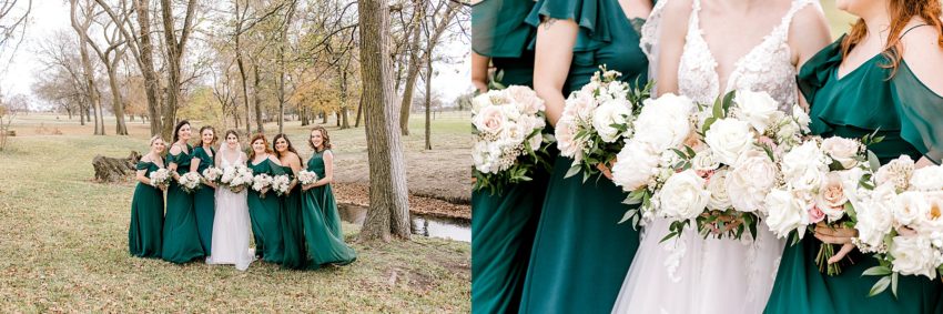 Green and Gray Winter Wedding (Waxahachie, Texas) | read more at beccasuephotography.com