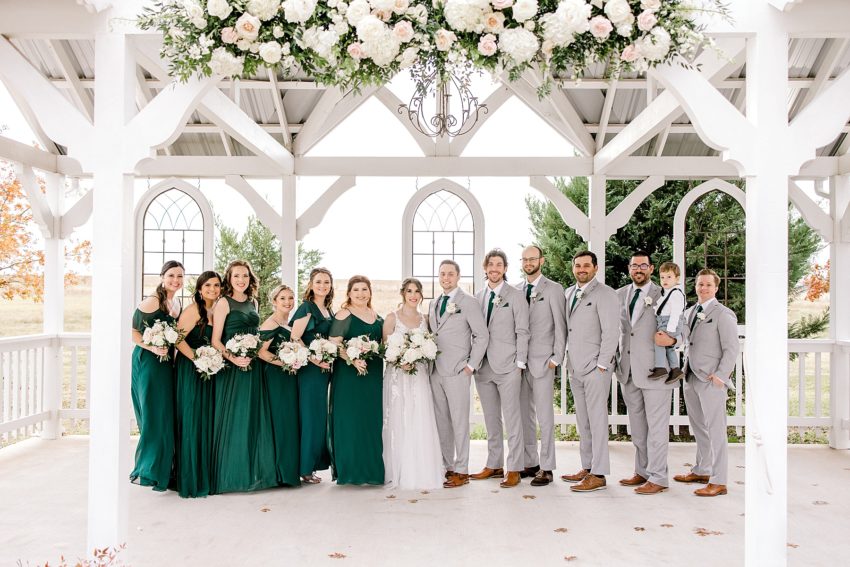Green and Gray Winter Wedding (Waxahachie, Texas) | read more at beccasuephotography.com