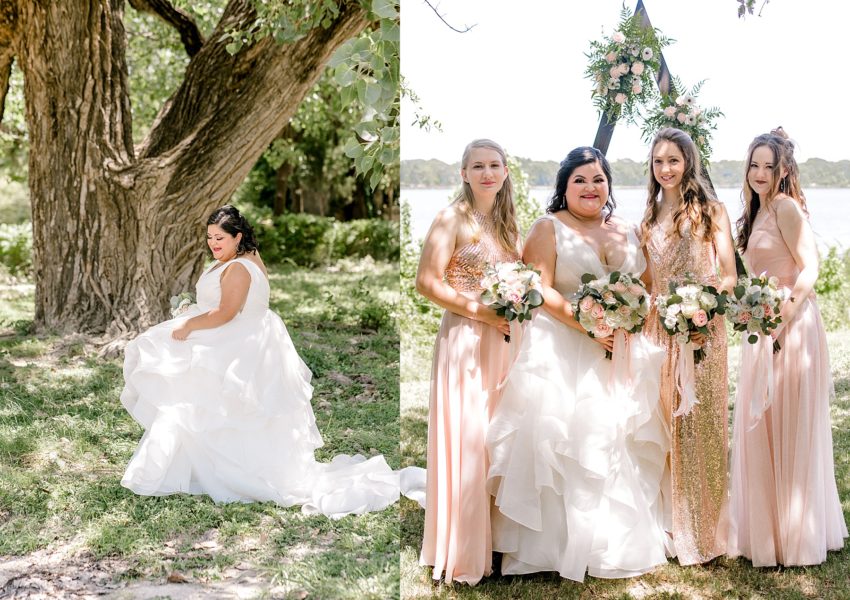 Blush and Gold Summer Wedding (Dallas, Texas) | Becca Sue Photography www.beccasuephotography.com