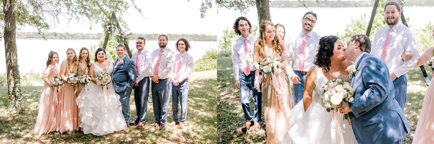 Blush and Gold Summer Wedding (Dallas, Texas) | Becca Sue Photography www.beccasuephotography.com